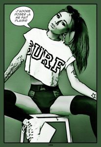 Ragazza surf