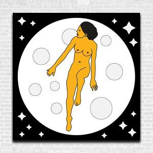 Anina Desnuda sulla luna